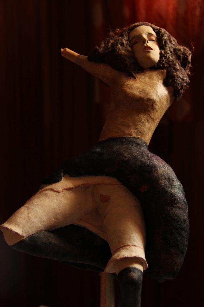 Girl with Raised Skirt